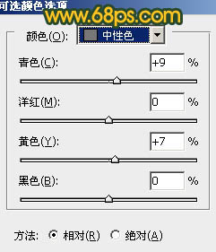 PS制作古典的暗调青绿色婚片7