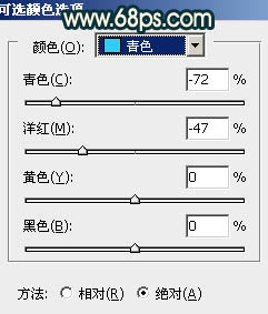 Photoshop打造古典青绿色外景婚片教程5