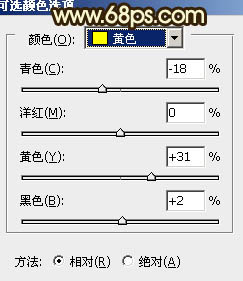 Photoshop调出草地婚片柔美的暗调黄褐色5