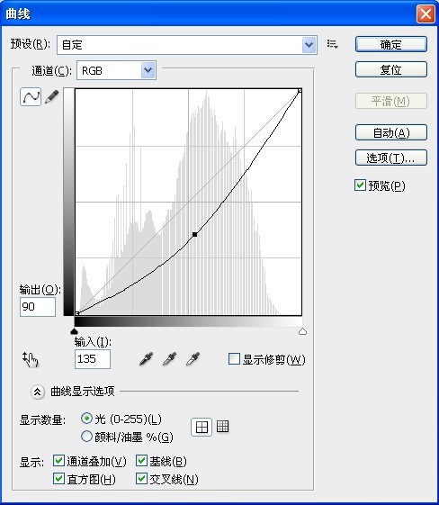 PhotoShop为照片调出暗绿忧郁效果的教程4