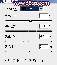 PS打造漂亮的橙黄色秋季人物照片7