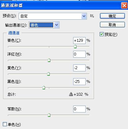 CMYK模式下快速打造暗青色非主流图片4