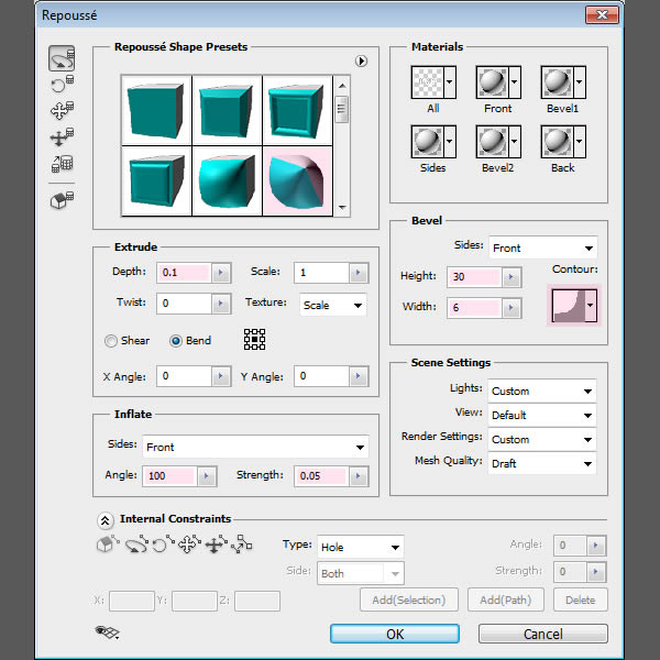 PS制作3D塑料文字教程7