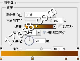 利用PS快速制作金色啤酒字5