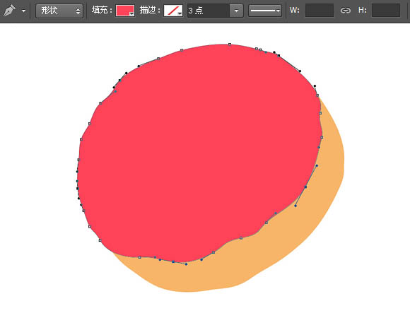 Photoshop绘制草莓口味甜甜圈4