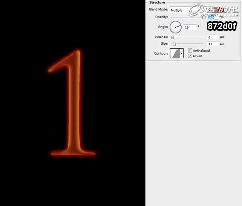 PhotoShop制作逼真的火焰字效果教程5