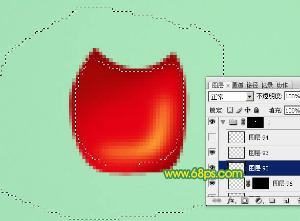 PS设计丝绸质感蝴蝶结9