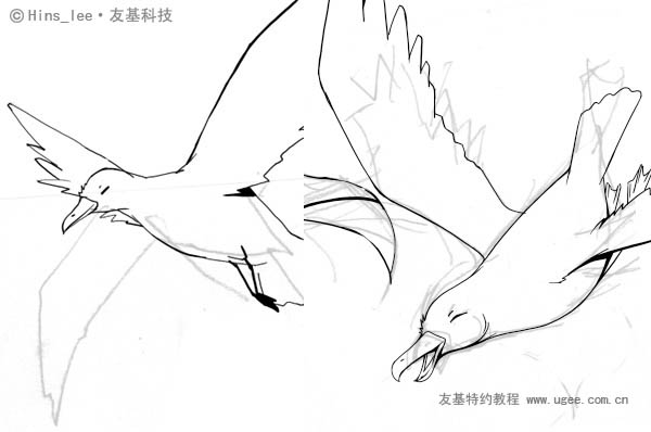 PS鼠绘精美兔子探险插画7