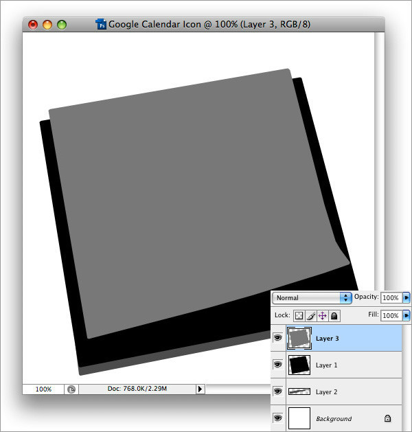 PS翻译教程：立体效果的日历图标制作教程5