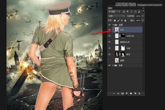 Photoshop合成超酷的生化危机海报效果图24