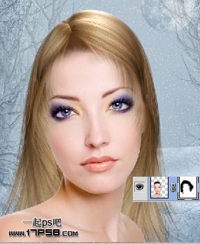 PhotoShop合成绝美的冷艳雪美人教程5