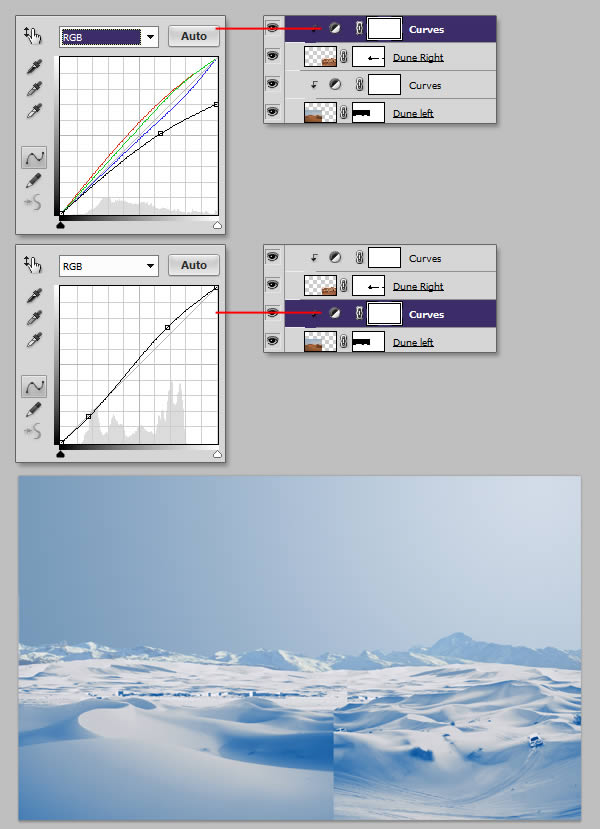 PS制作迪士尼雪景图18