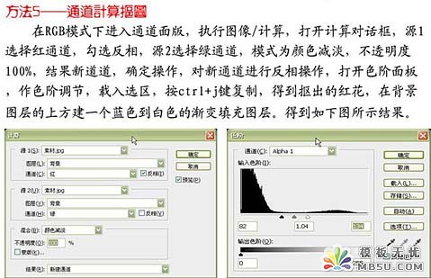 PS抠出水中红花13