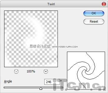 Photoshop使用滤镜制作牛奶混和咖啡的效果6