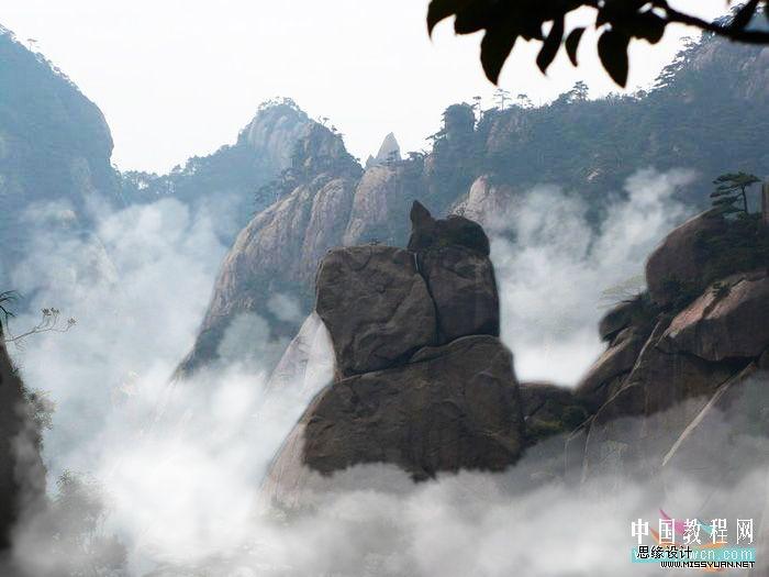 PS为风景照片添加逼真的云雾效果教程2