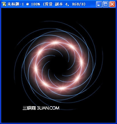 PS滤镜打造螺线特效1