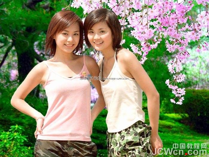 PhotoShop抽出完美快速抠出Twins照片教程1