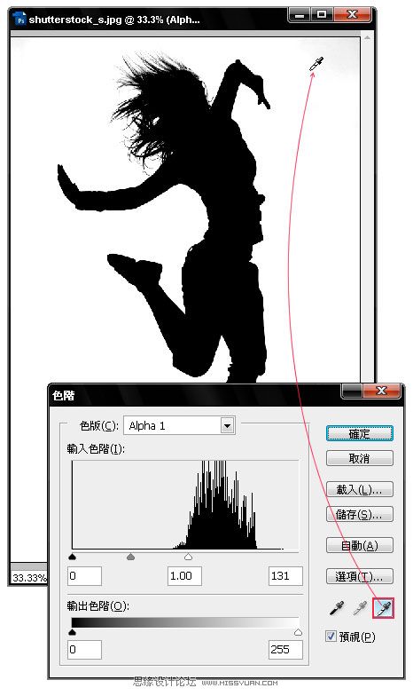 Photoshop利用Alpha色版快速抠图发丝教程5