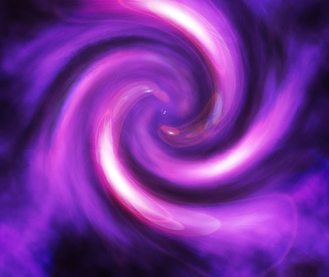 PS滤镜制作非常漂亮的紫色高光漩涡1