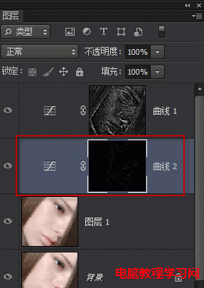 PS磨皮教程系列二：ps双曲线磨皮法教程13