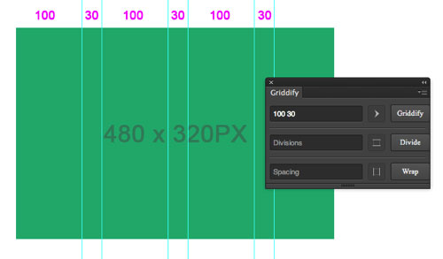 帮你快速生成PHOTOSHOP参考线的GRIDDIFY3