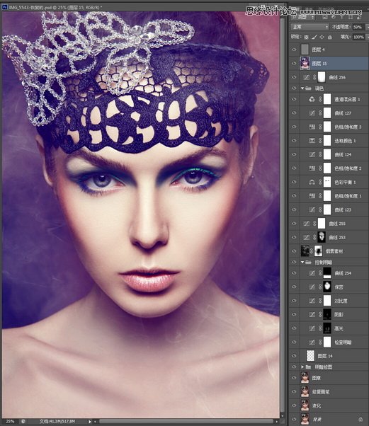 Photoshop详细解析人像照片后期商业精修过程12