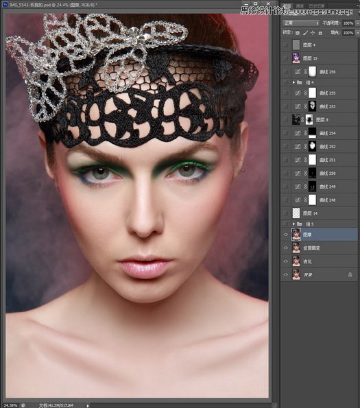Photoshop详细解析人像照片后期商业精修过程6