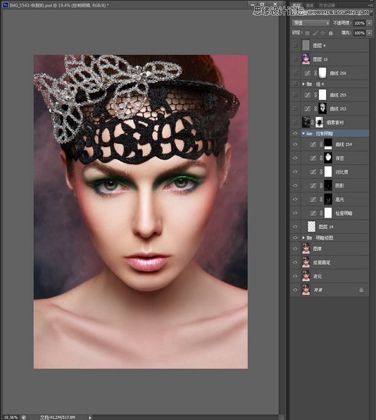 Photoshop详细解析人像照片后期商业精修过程10