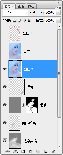 Adobe Photoshop肖像修饰技巧之高调人像（中）9