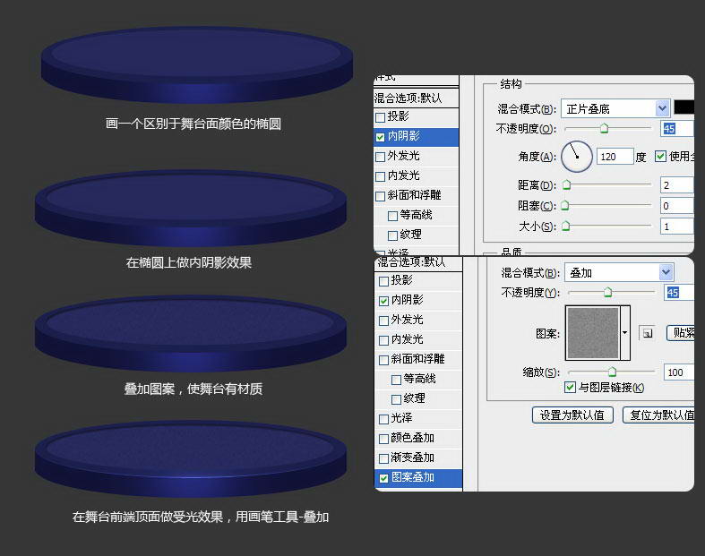 PS教程如何打造舞台效果6