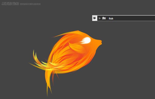 Photoshop制作漂亮的抽象太空鱼32