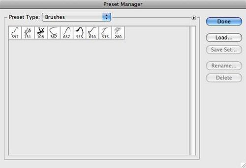 Photoshop笔刷的安装与管理技巧6