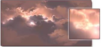 Photoshop绘制光线透过云层效果图5