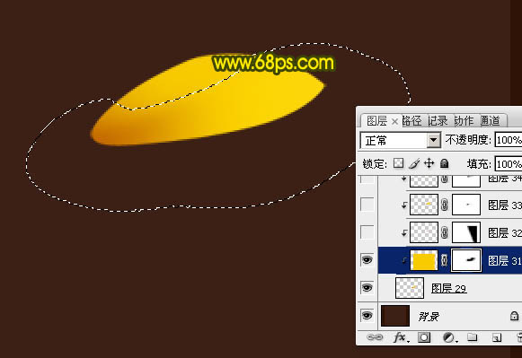 Photoshop制作向日葵花朵教程6