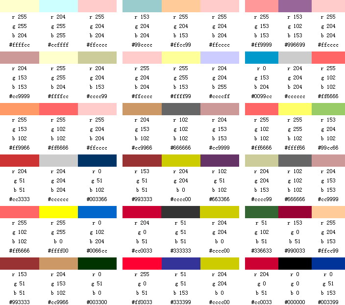 PS做网页设计时的配色方案教程3