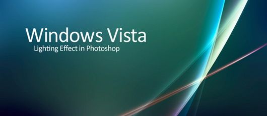 Photoshop设计Vista光线背景教程1