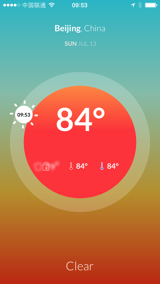 天气类IPHONE APP设计欣赏13