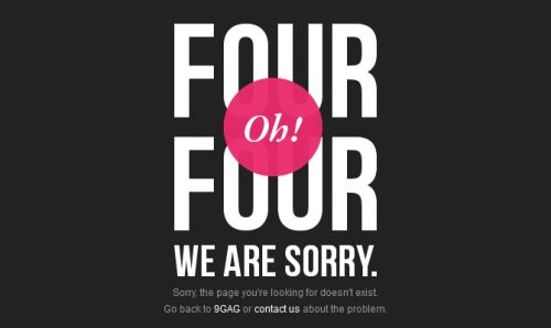 15个极具创意的自定义 404 错误页面12