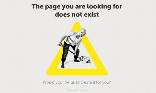 15个极具创意的自定义 404 错误页面9