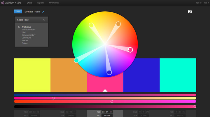 网络设计师必备：12个在线色彩搭配工具3