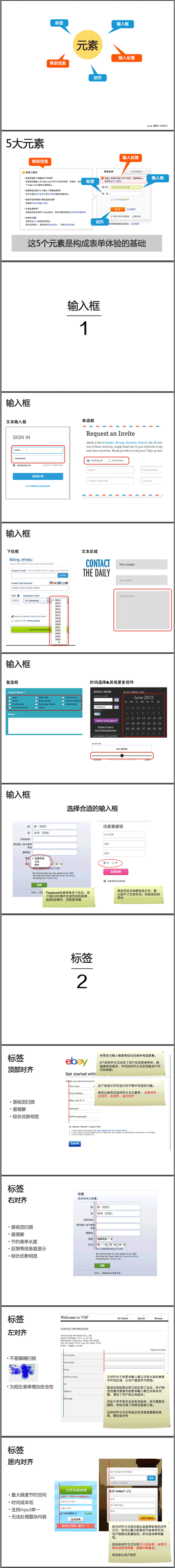 网站用户体验设计：表单设计那些事2