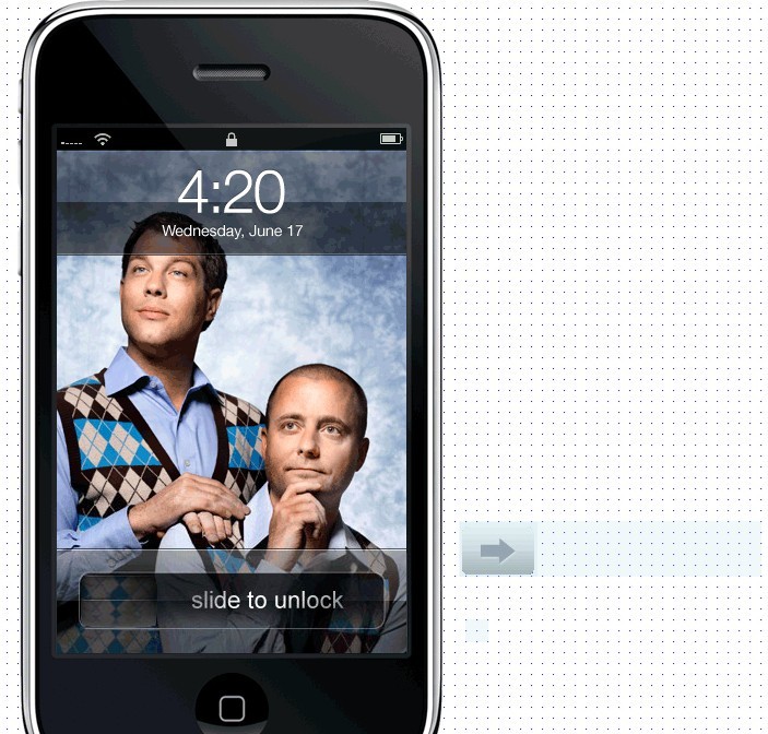 Axure实战小技巧：iPhone滑动解锁效果制作2