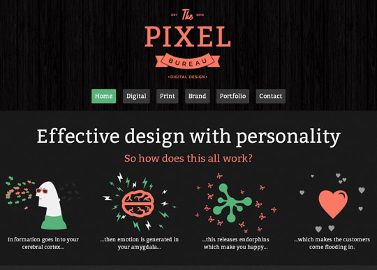经典网页设计：20佳很酷的个人网站设计案例19