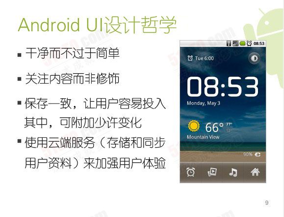 谷歌Android UI设计技巧：优秀UI设计准则3