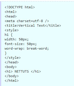 CSS文字竖排方法2