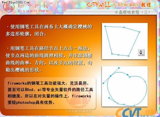 Fireworks实例水晶樱桃的制作教程3