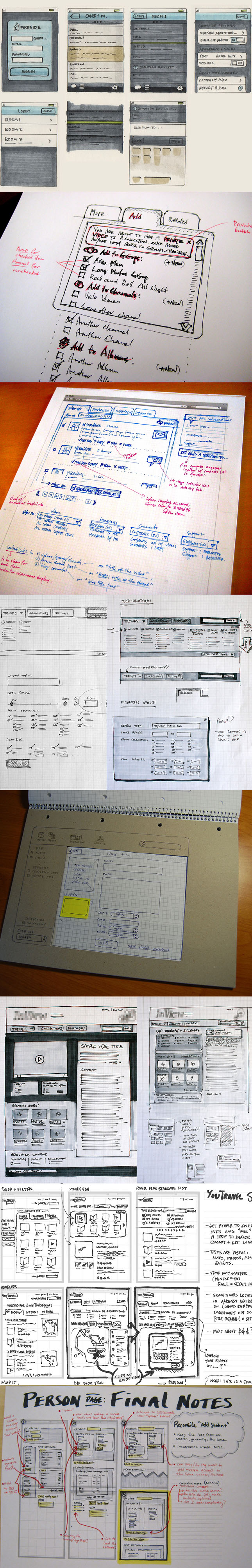 一些网站设计原型图纸1