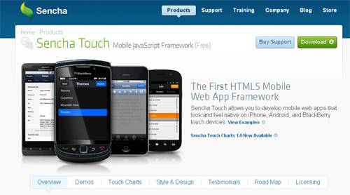 11个有用的移动网页开发App和HTML5框架5