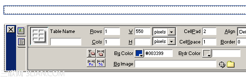 Dreamweaver精细化网页中表格的外观8