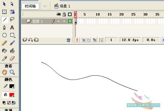 Flash实例教程：卡通MM眨眼睛动画1